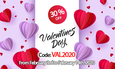 [SHOCK] Happy Valentine’s Day 2020 Sale with 30% Off – Apollotheme