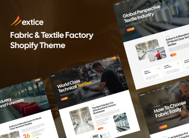 Ap Extice - Fabric & Textile Factory Shopify Theme