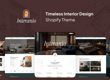 Ap Interanio – Timeless Interior Design Shopify Theme