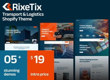 Ap Rixetix – Global Shipping & Logistics Shopify Theme
