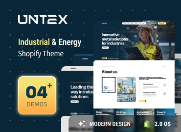 Ap Untex – Industrial & Energy Shopify Theme