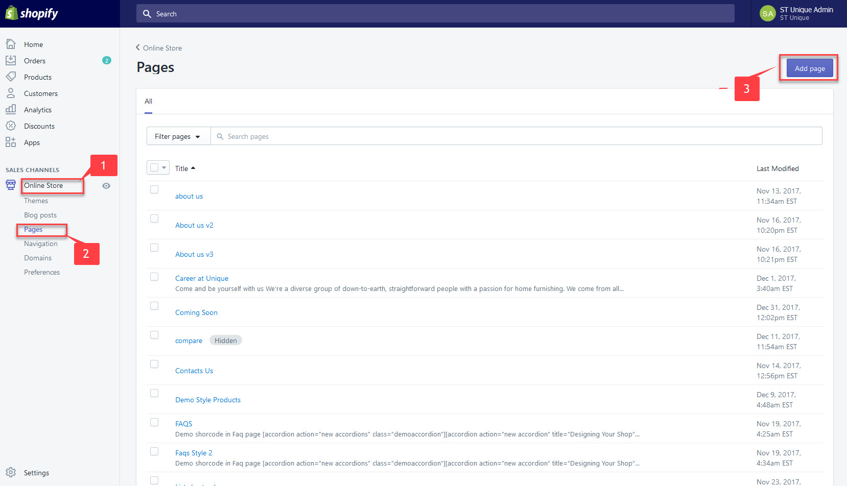 Upload theme
