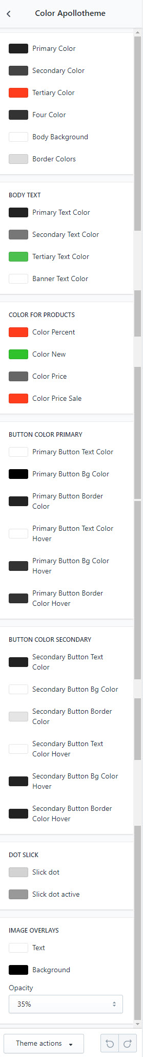 Upload theme