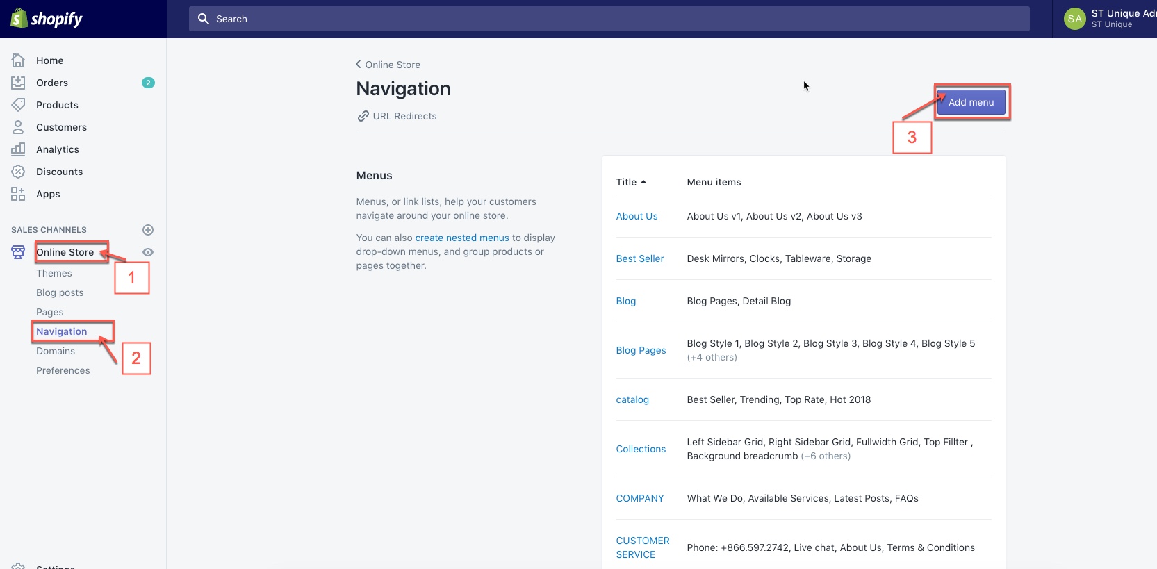 Upload theme