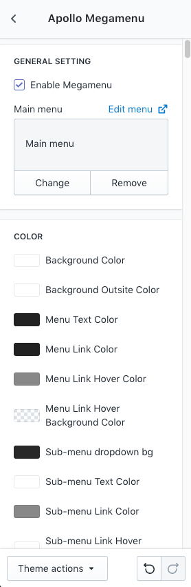 Upload theme