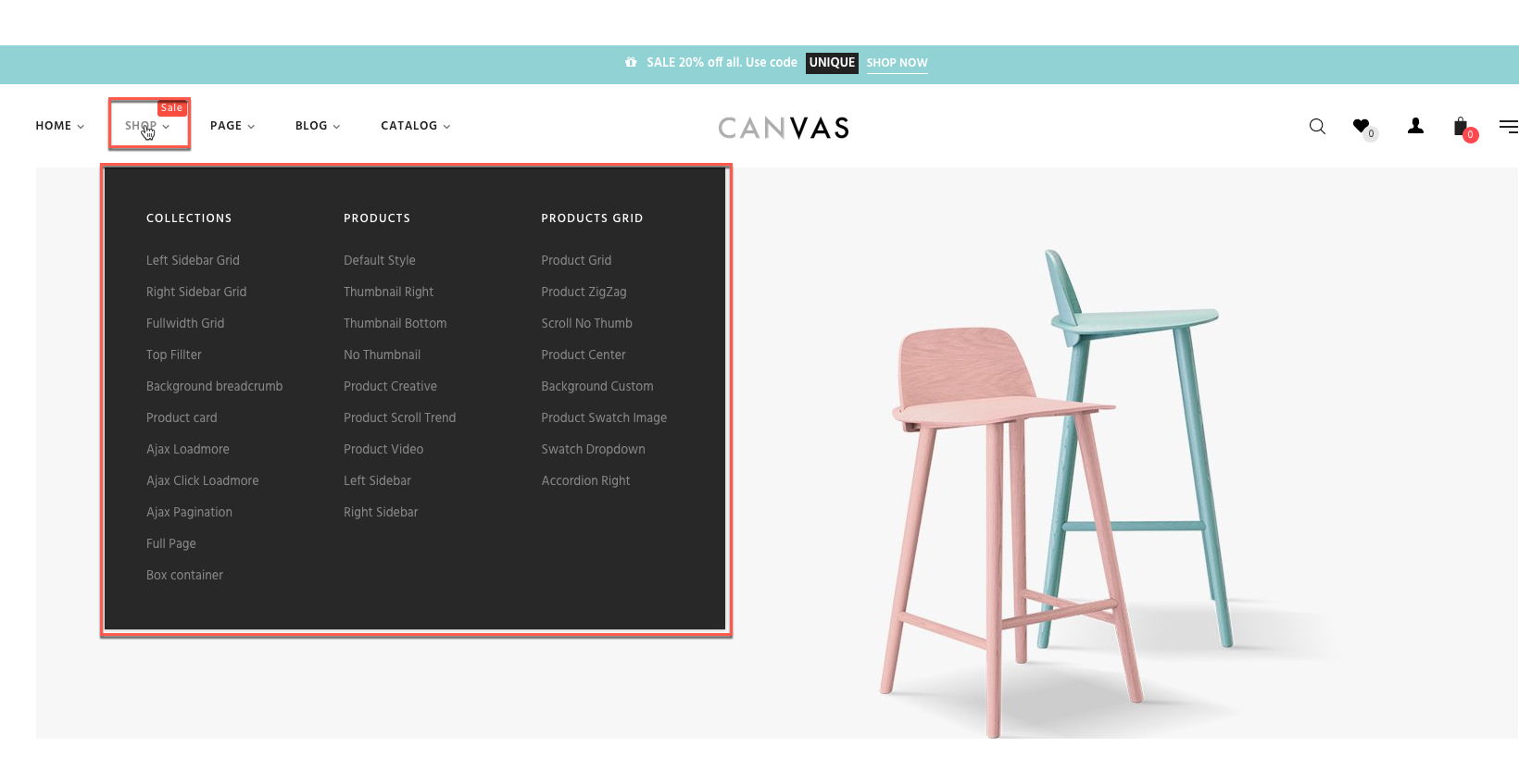 Upload theme
