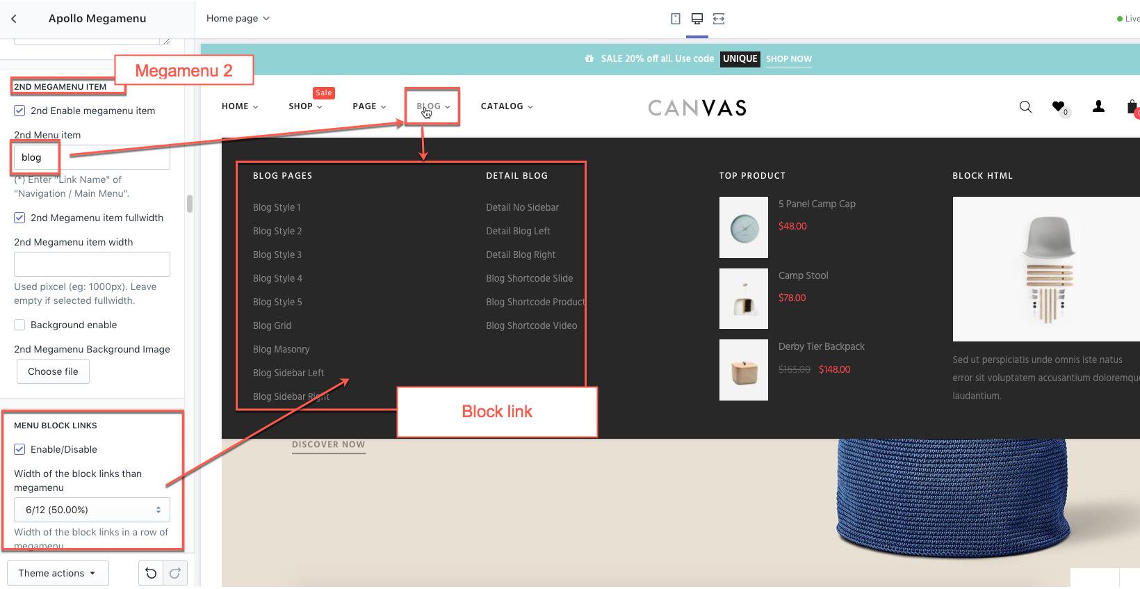 Upload theme