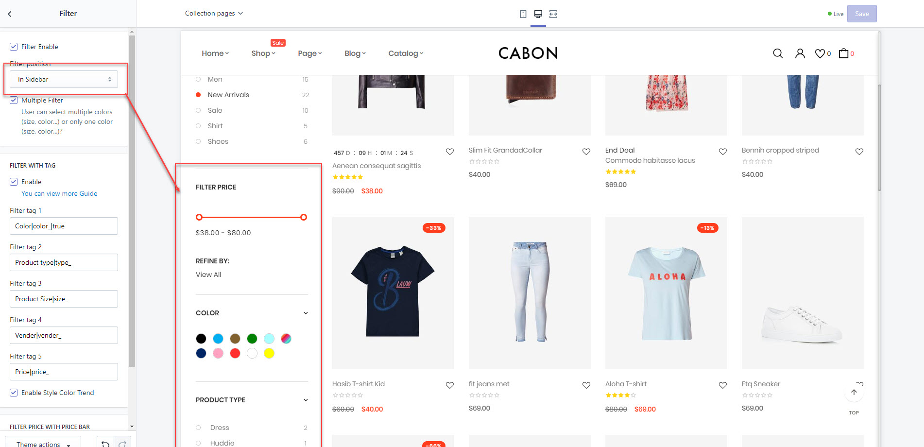 Upload theme