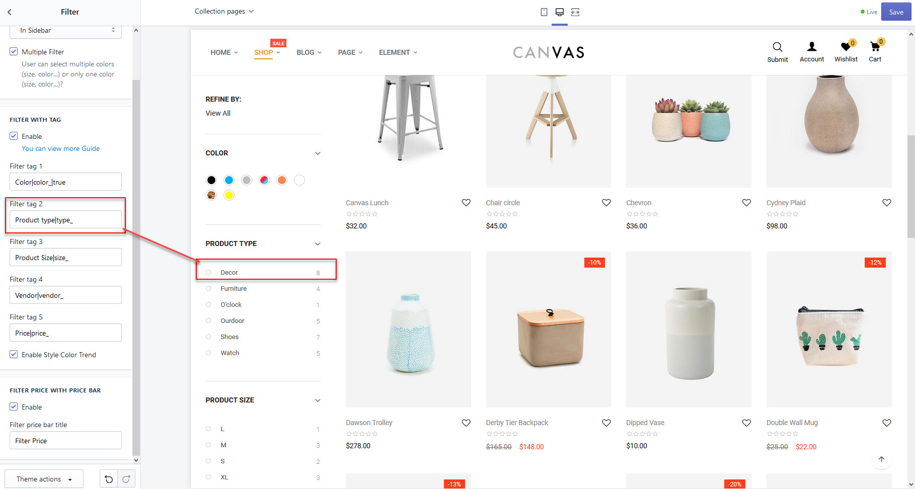 Upload theme