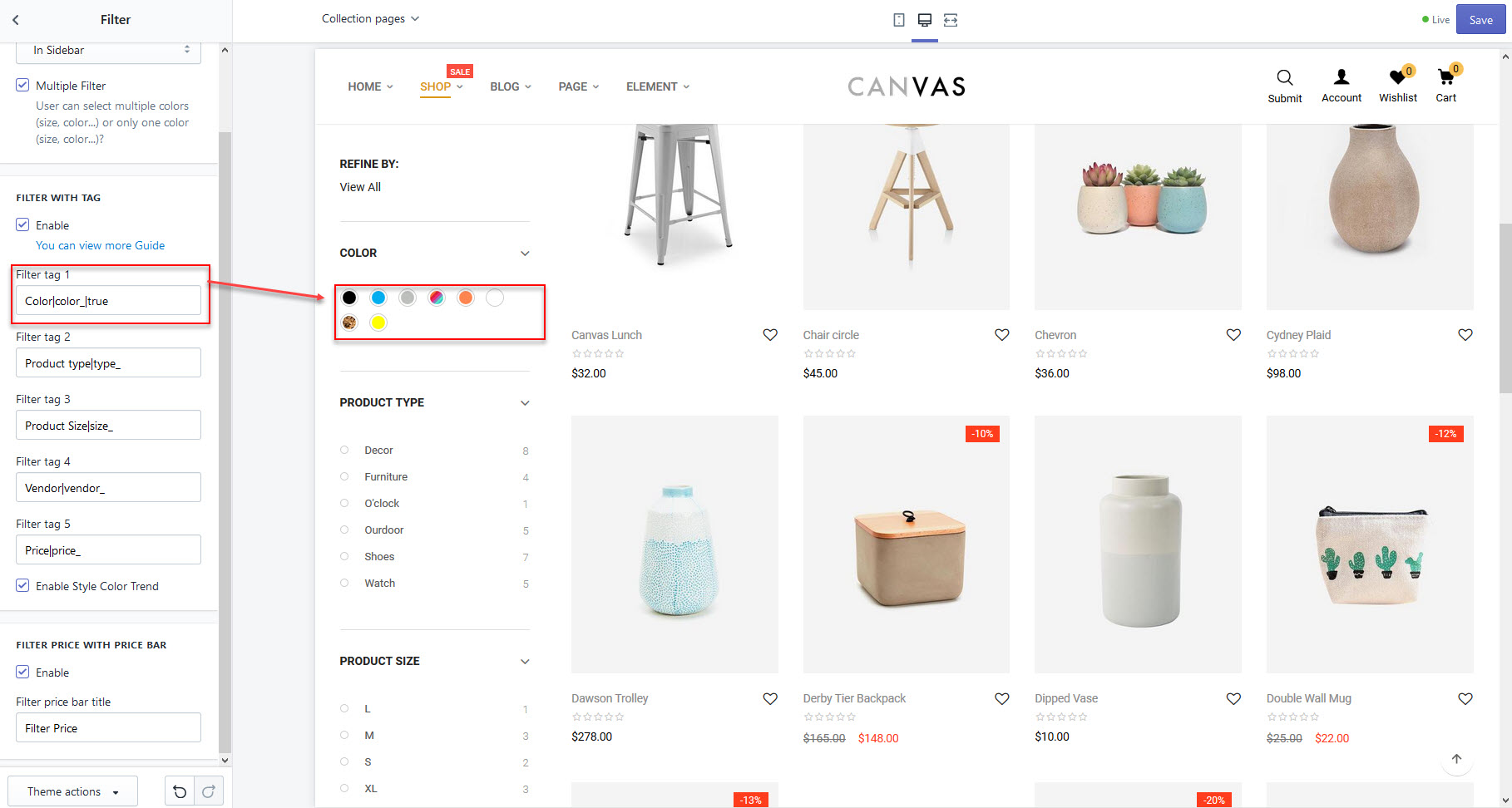 Upload theme