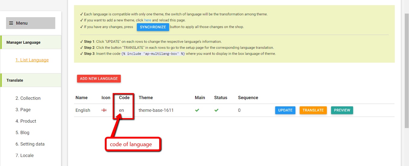 Upload theme