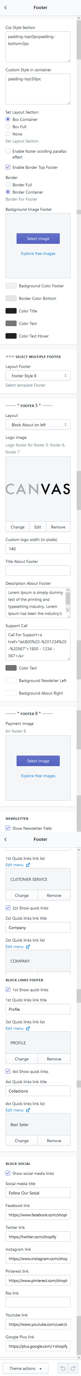 Upload theme