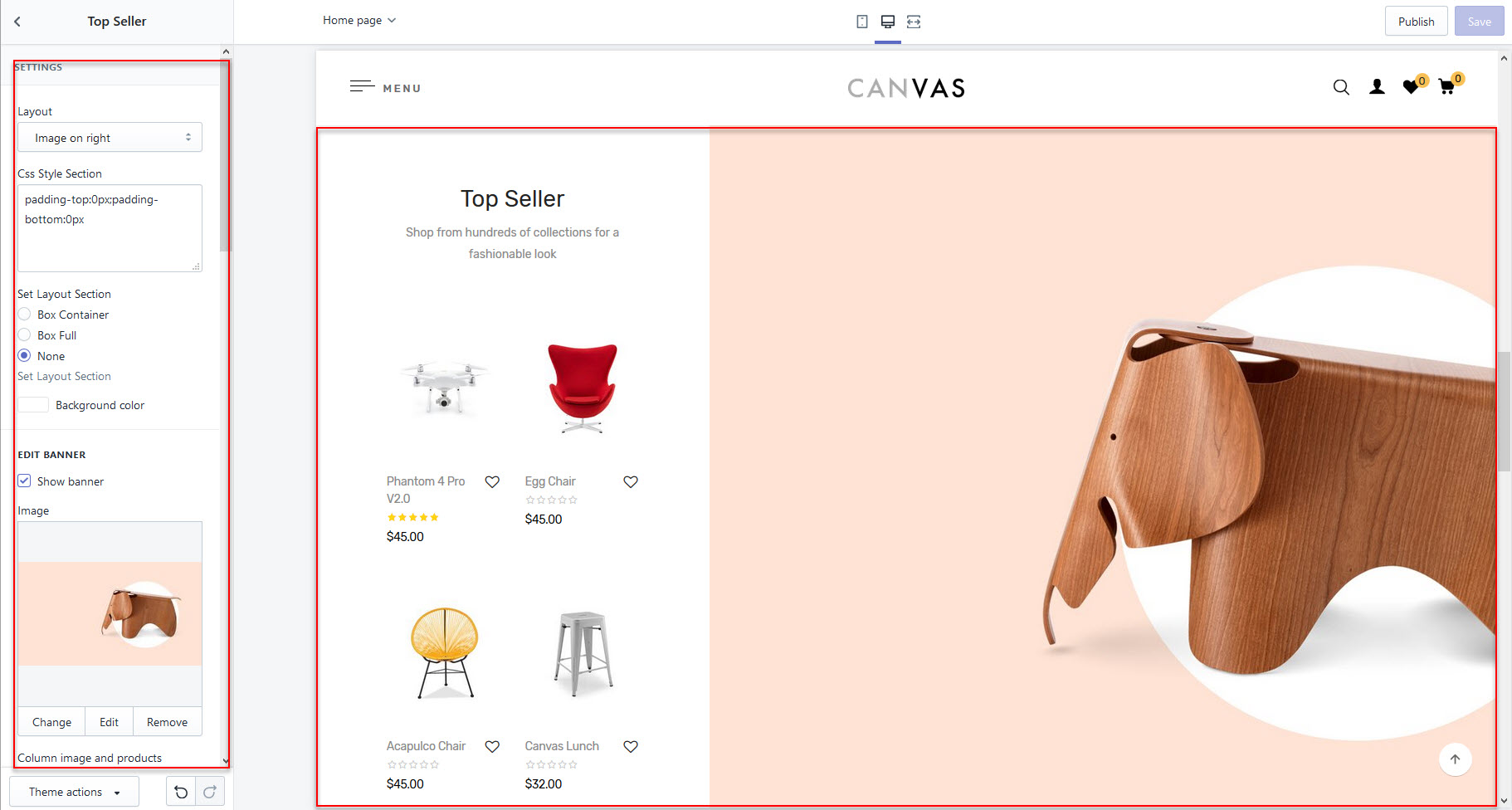 Upload theme