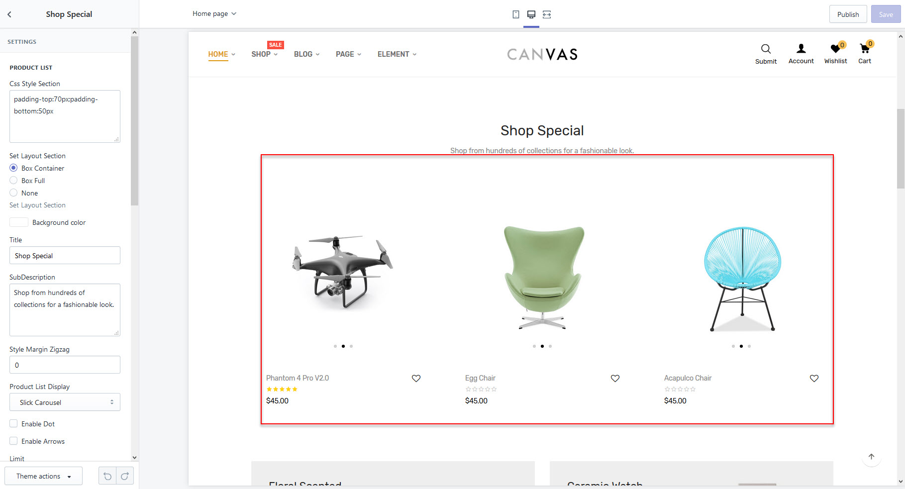 Upload theme
