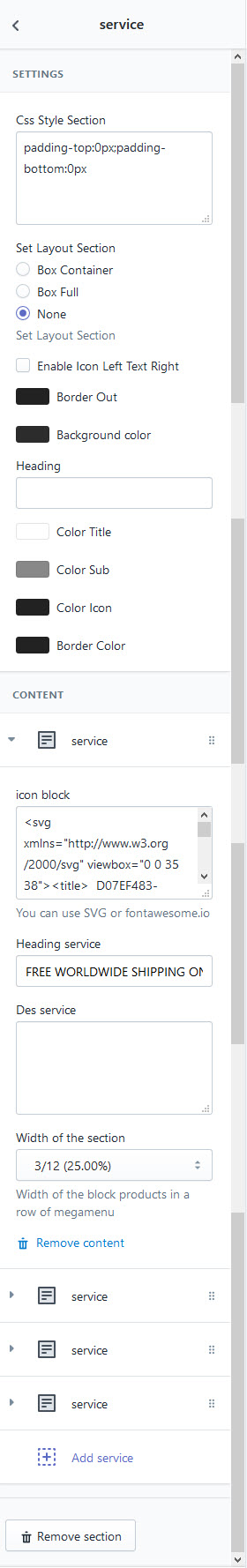 Upload theme