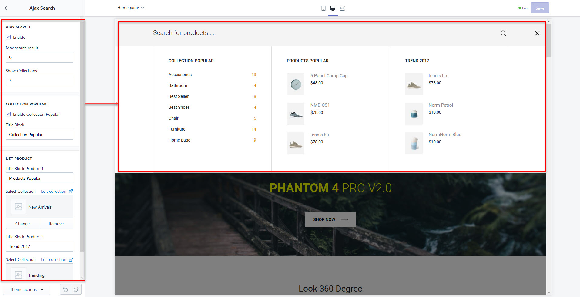 Upload theme