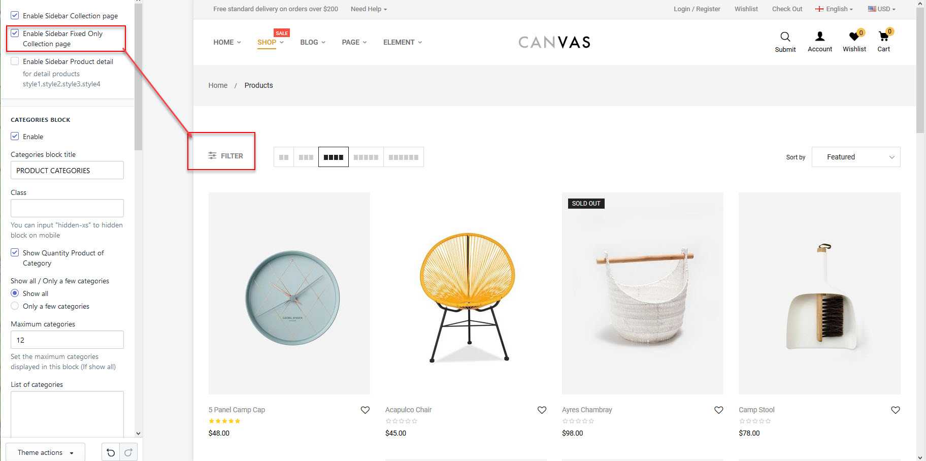 Upload theme