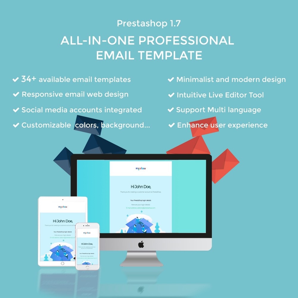 Ap Dove Professional Responsive Prestashop Email Template 2019 - Apollotheme