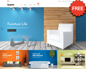 Surprise - Furniture Store Free Shopify Theme