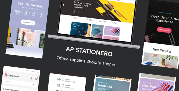 Ap Stationery - Office supplies Shopify Theme