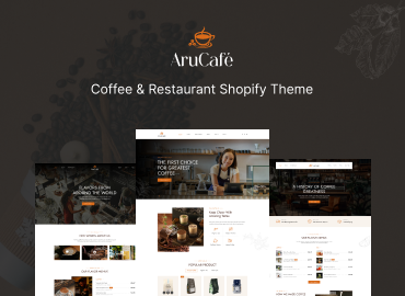 Ap Arucafe - Coffee & Restaurant Shopify Theme
