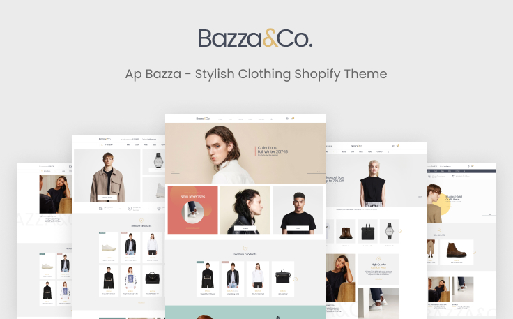 Ap Bazza - Stylish Clothing Shopify Theme