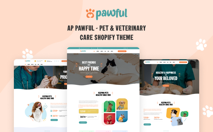 Leo Pawful - Pet & Veterinary Shopify Theme