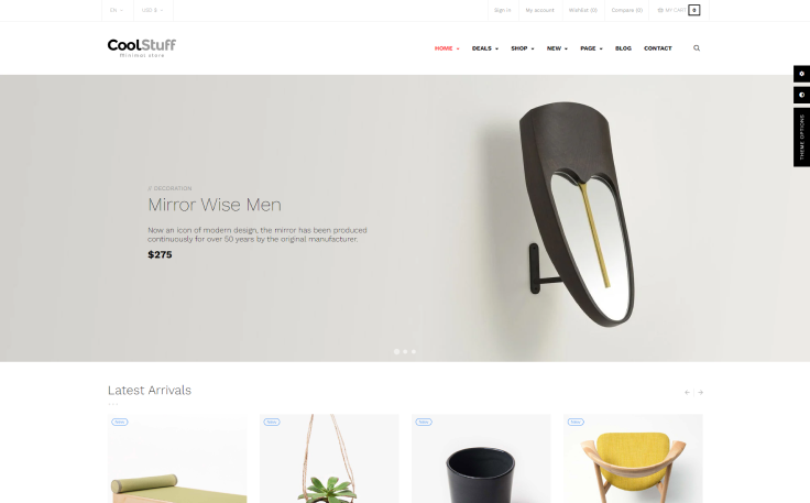 Leo Cool Stuff Elementor - Home Decor Prestashop Theme