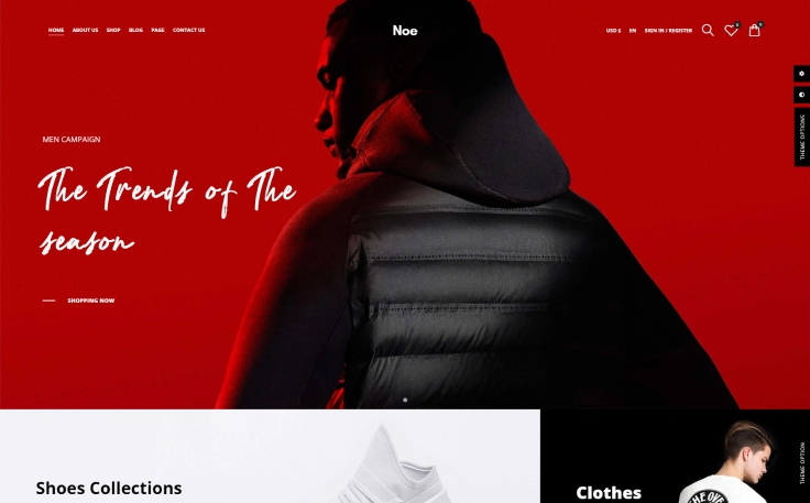 Leo Noe Elementor - Clothing & Accessories Prestashop Theme