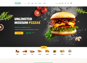 Leo Poco Elementor - Fastfood & Restaurant Prestashop Theme