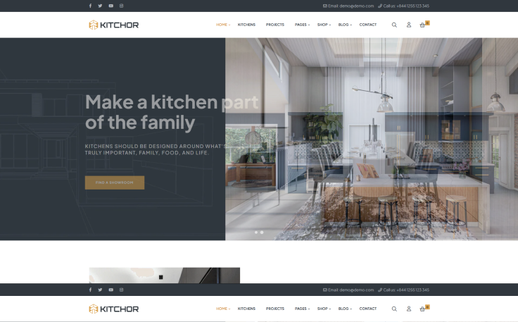 Leo Kitchor - Interior Design Elementor Prestashop Theme