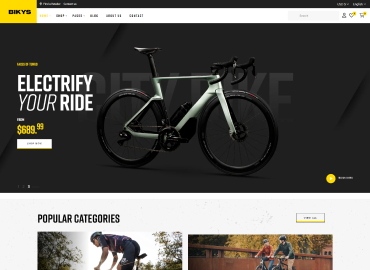 Leo Bikys Elementor - Bike Shop Prestashop Theme