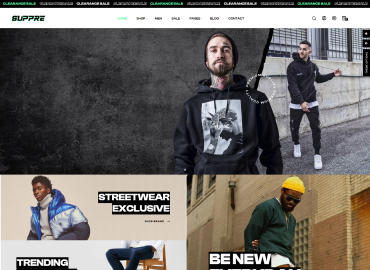 Leo Suppre - Streetwear & Hoodie Fashion Elementor Prestashop Theme