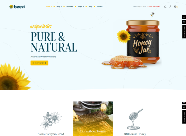 Leo Beezi Elementor - Honey & Organic Shop Prestashop Theme