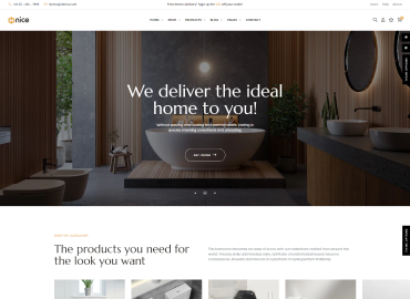 Leo Hnice - Bathroom & Interior Elementor Prestashop Theme