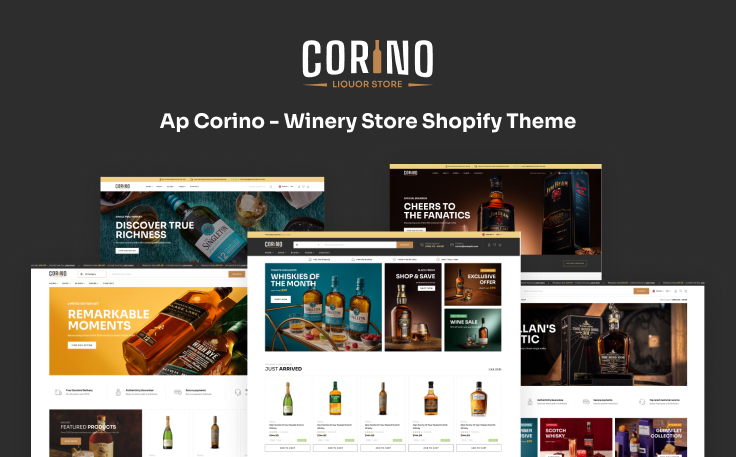 Ap Corino - Winery Store Shopify Theme