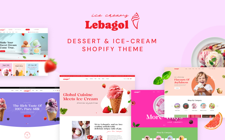 Ap Lebagol - Dessert & Ice-cream Shopify Theme