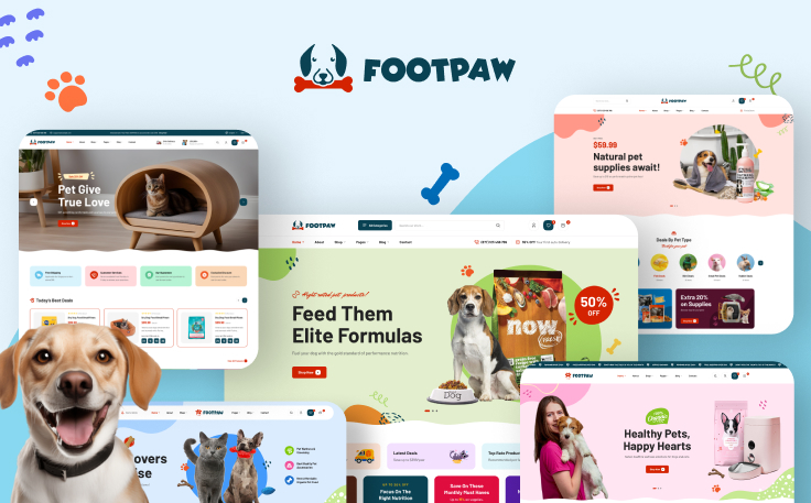 Ap FootPaw - Pet Food & Animal Care Shopify Theme