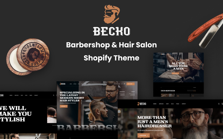 Ap Becko – Hairdresser & Barber Shop Shopify Theme