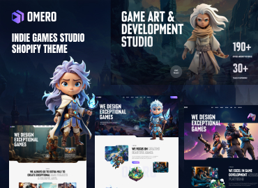Ap Omero – Game Studio & Indie Developer Shopify Theme