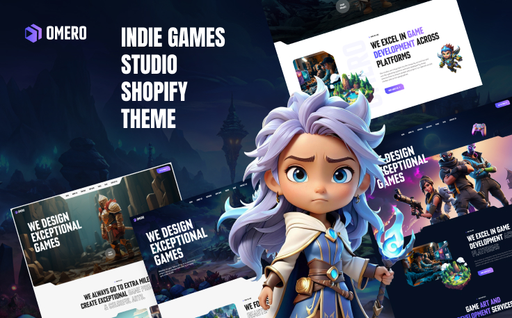 Ap Omero – Game Studio & Indie Developer Shopify Theme