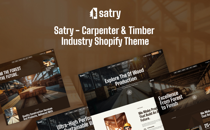 Ap Satry – Carpenter & Timber Industry Shopify Theme